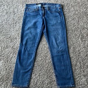 JCrew toothpick ankle length jeans with stretch